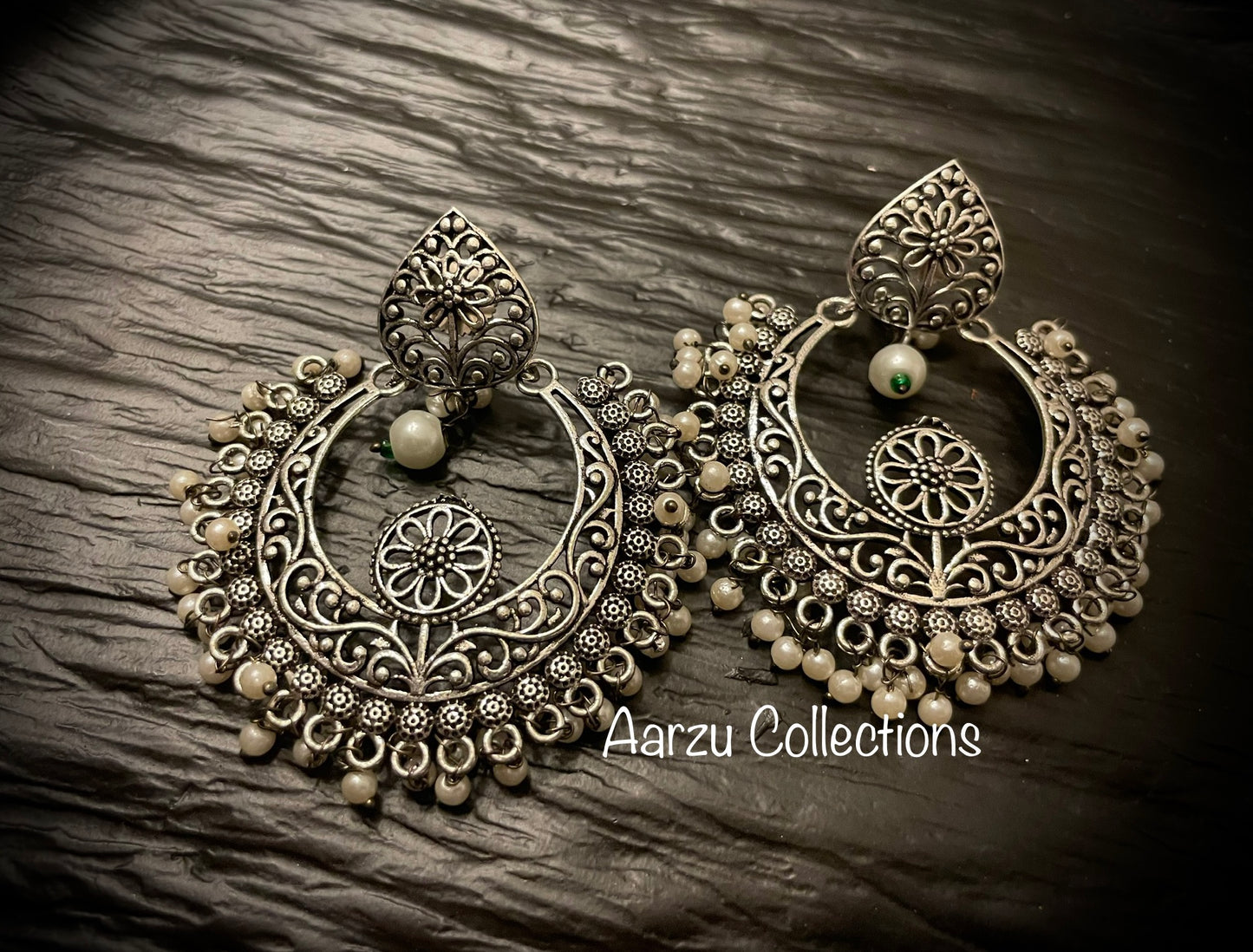German Silver Earrings