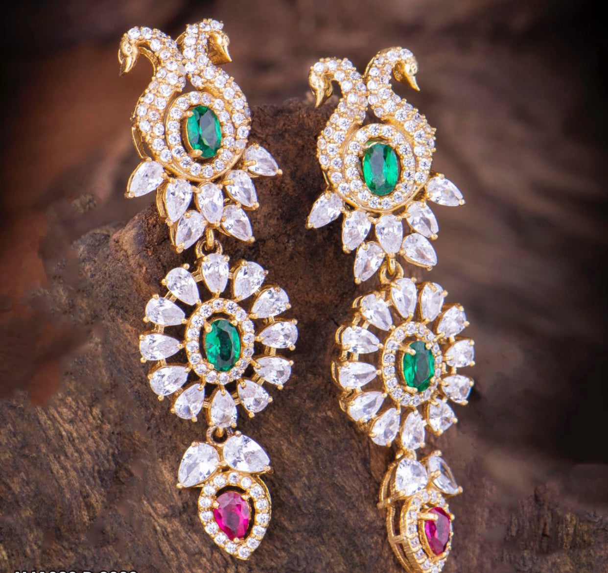 Moissanite Stone earrings