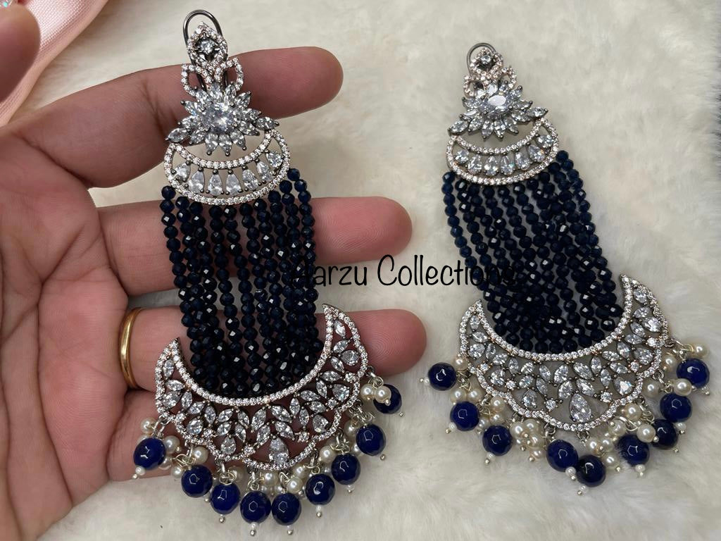 American Diamond Statement Earrings