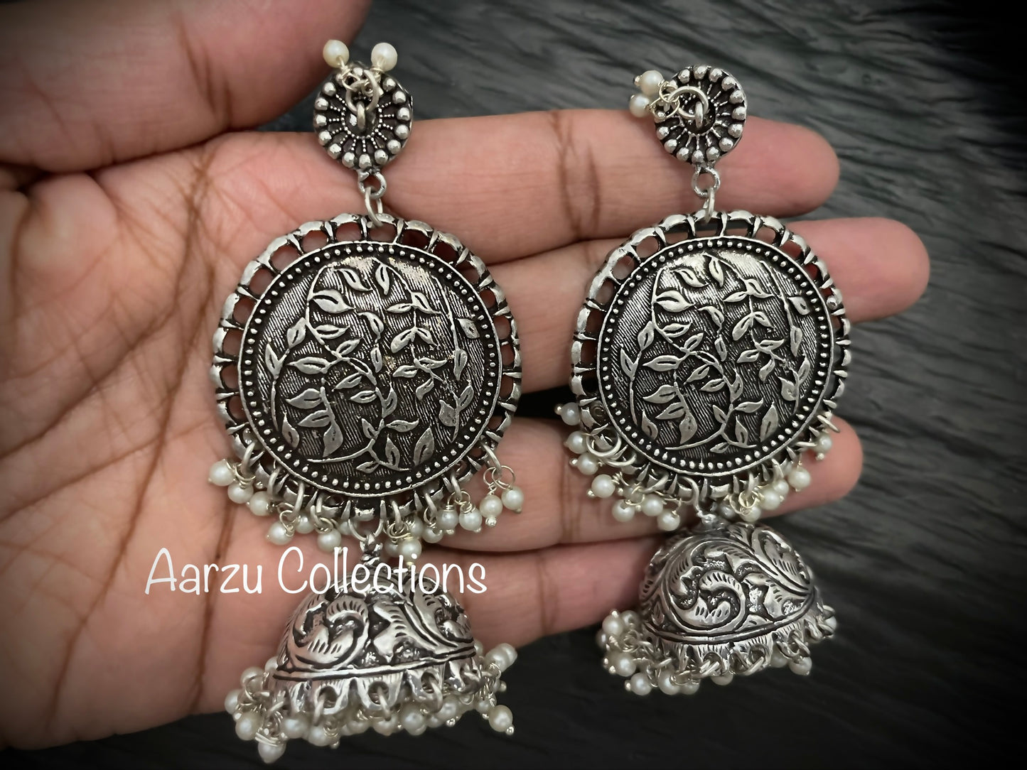 German Silver Earrings