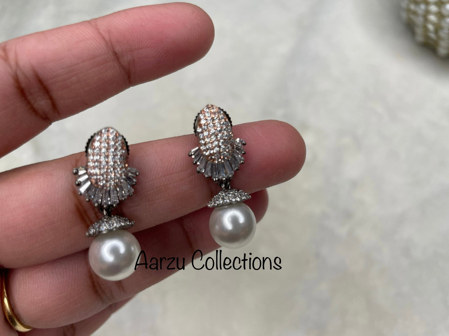 American Diamond Studs