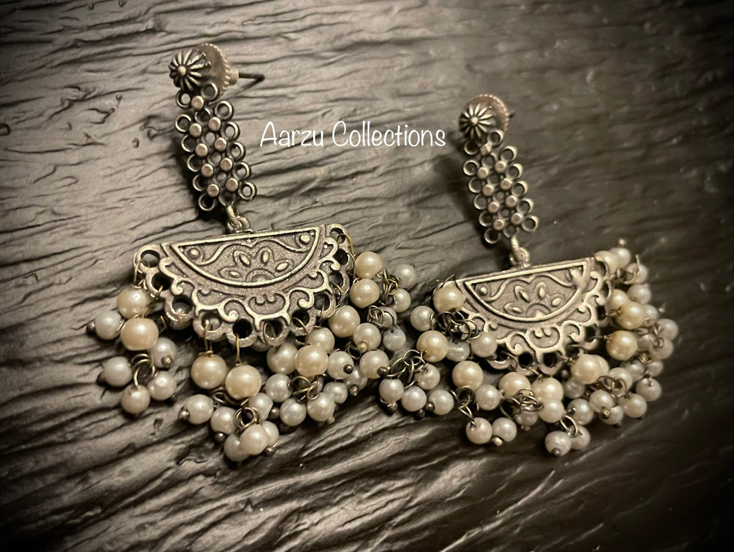 German Silver Earrings