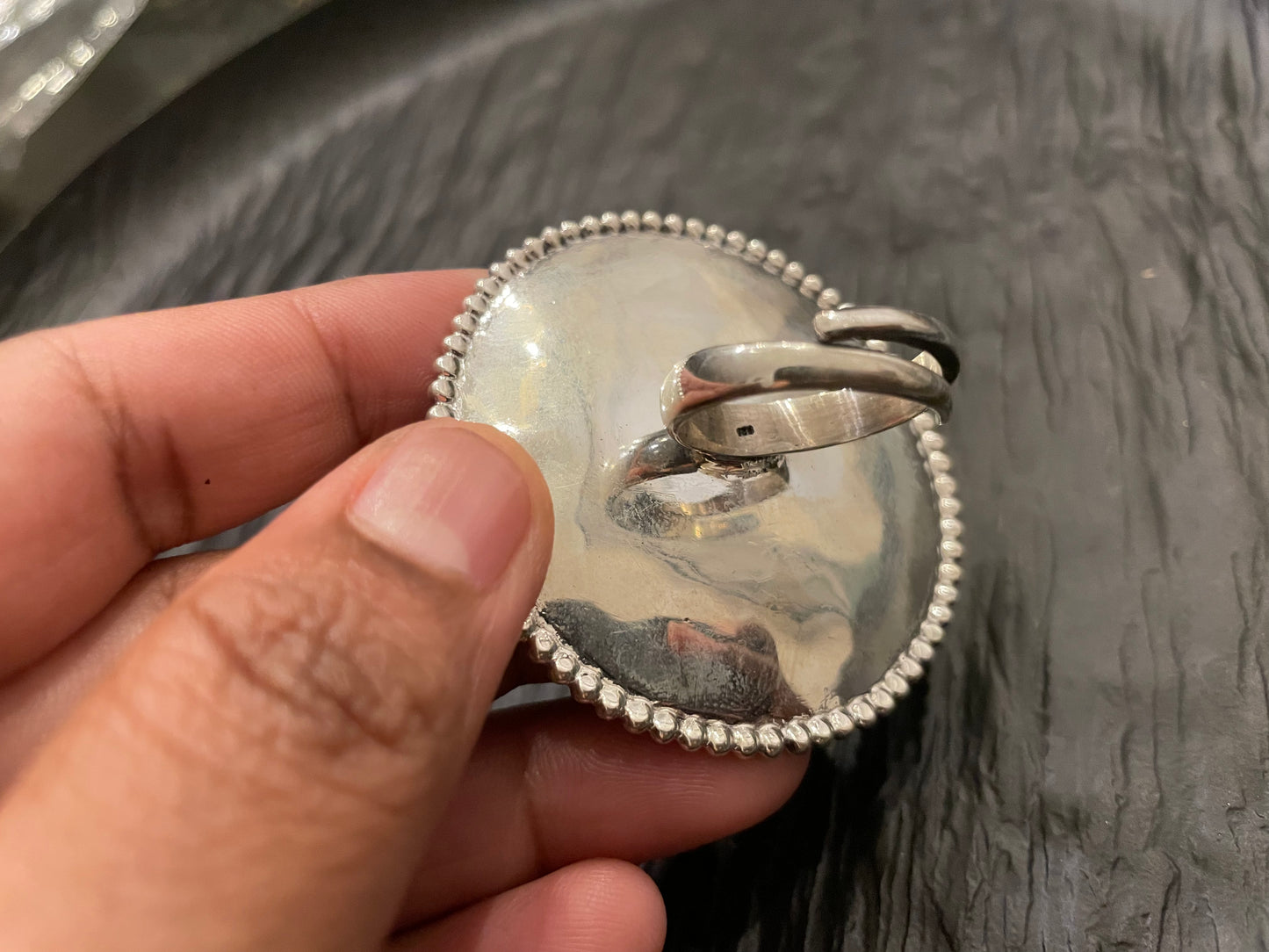 92.5 Silver Statement Ring