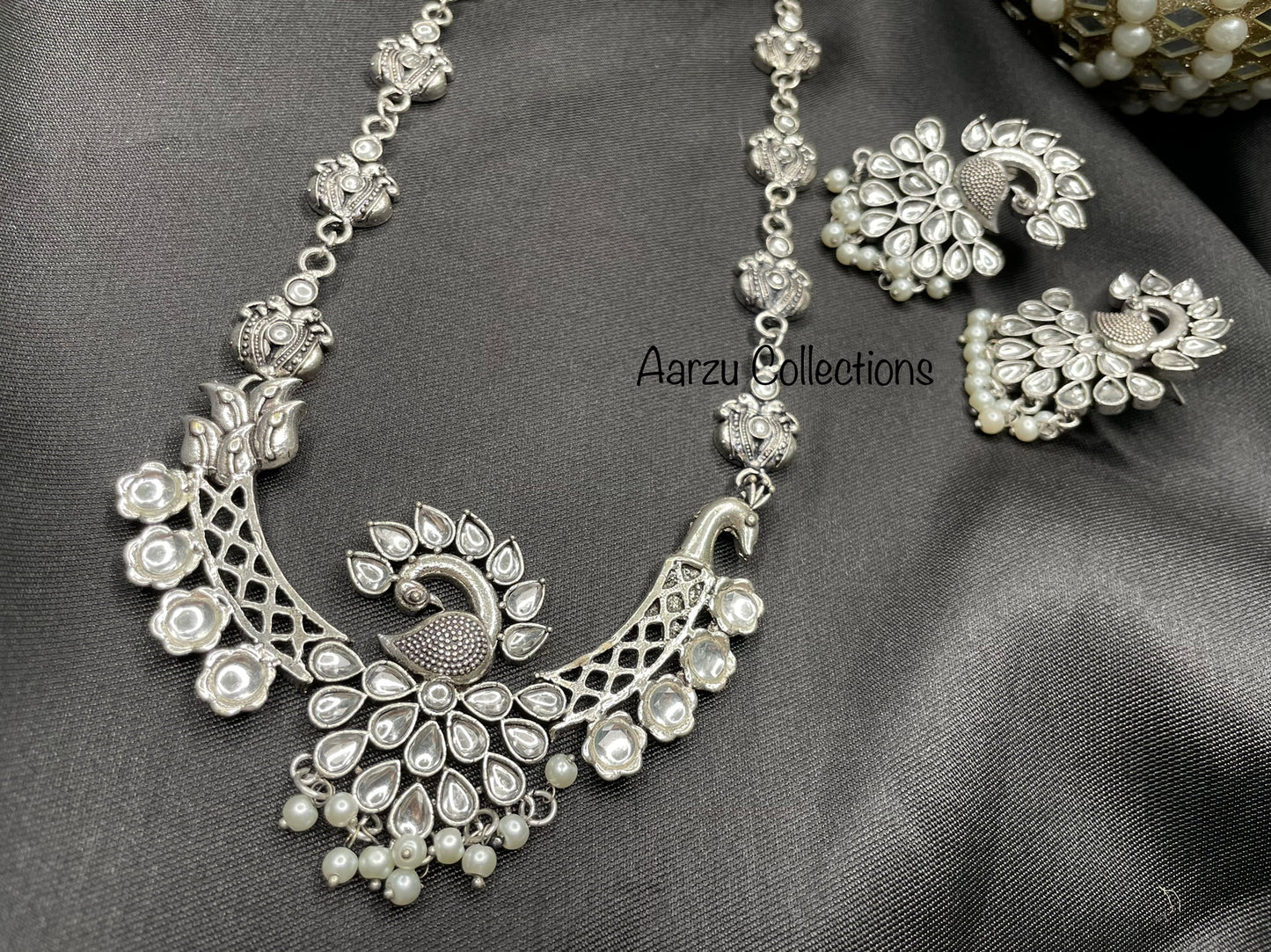 German Silver Necklace Set