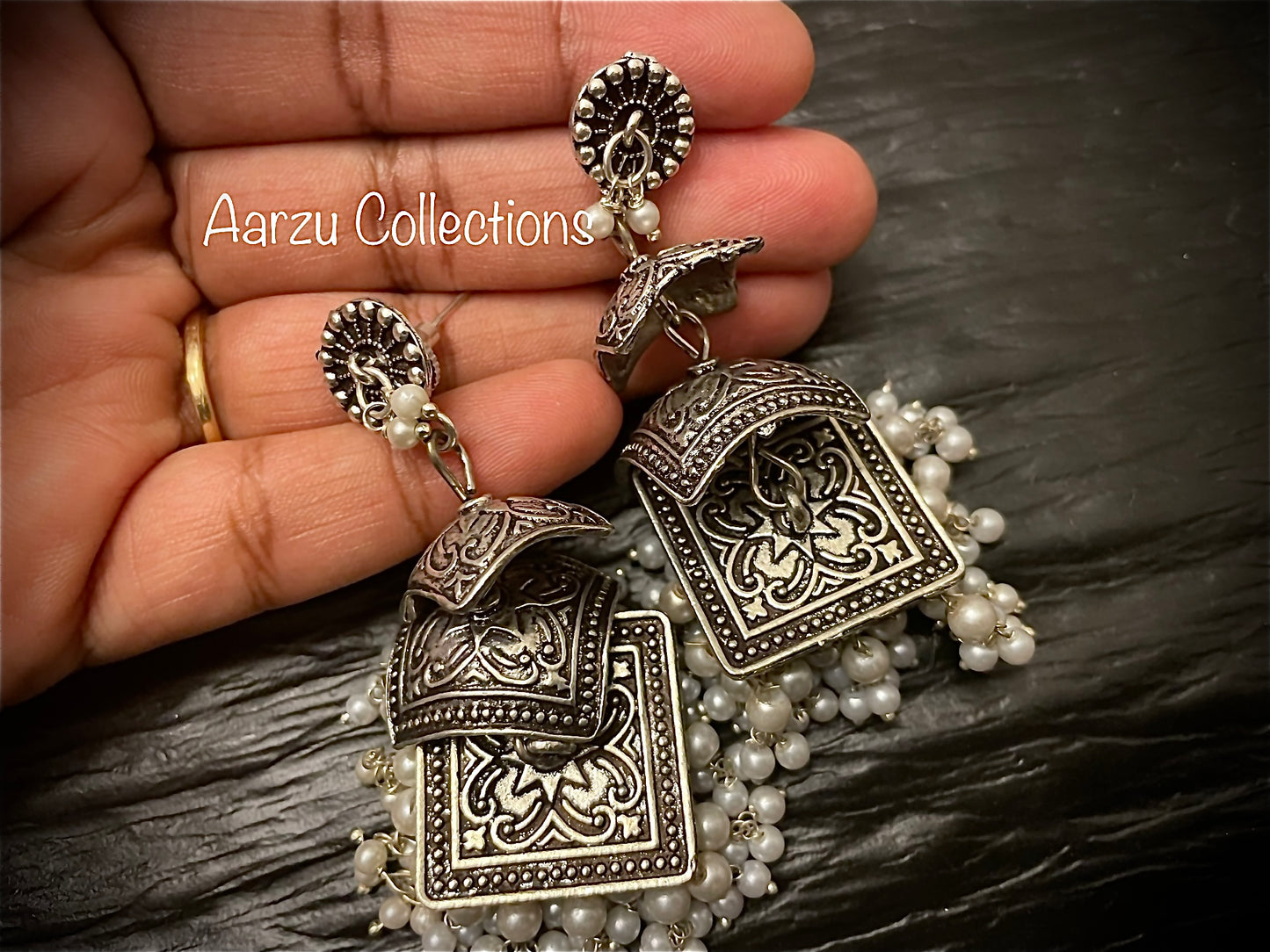 German Silver Earrings