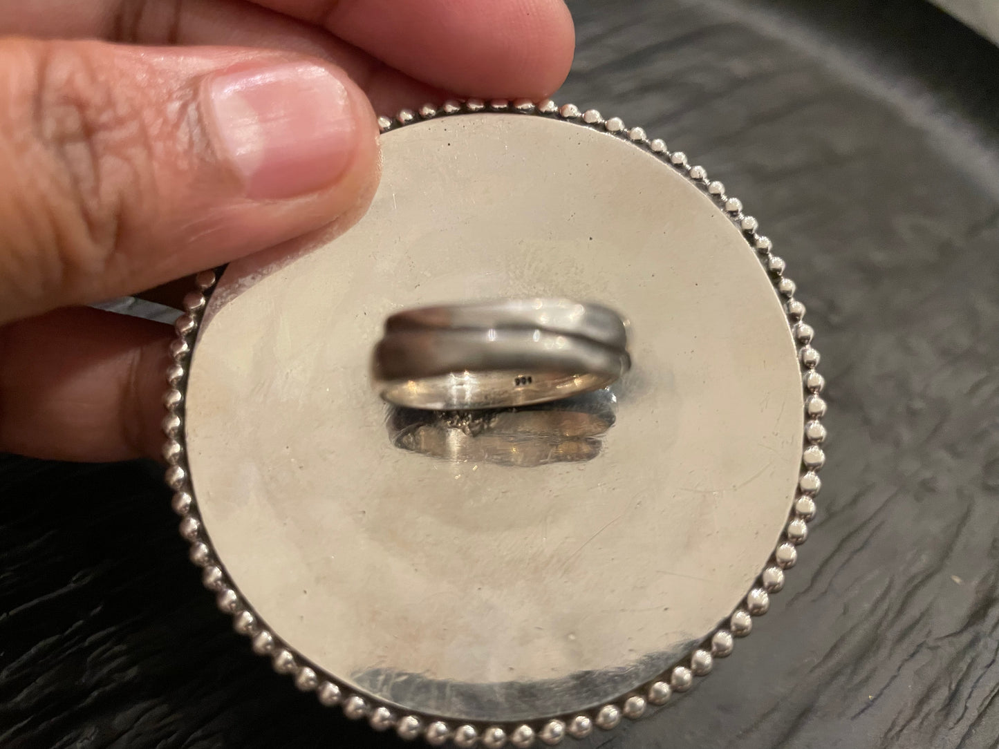 92.5 Silver Statement Ring