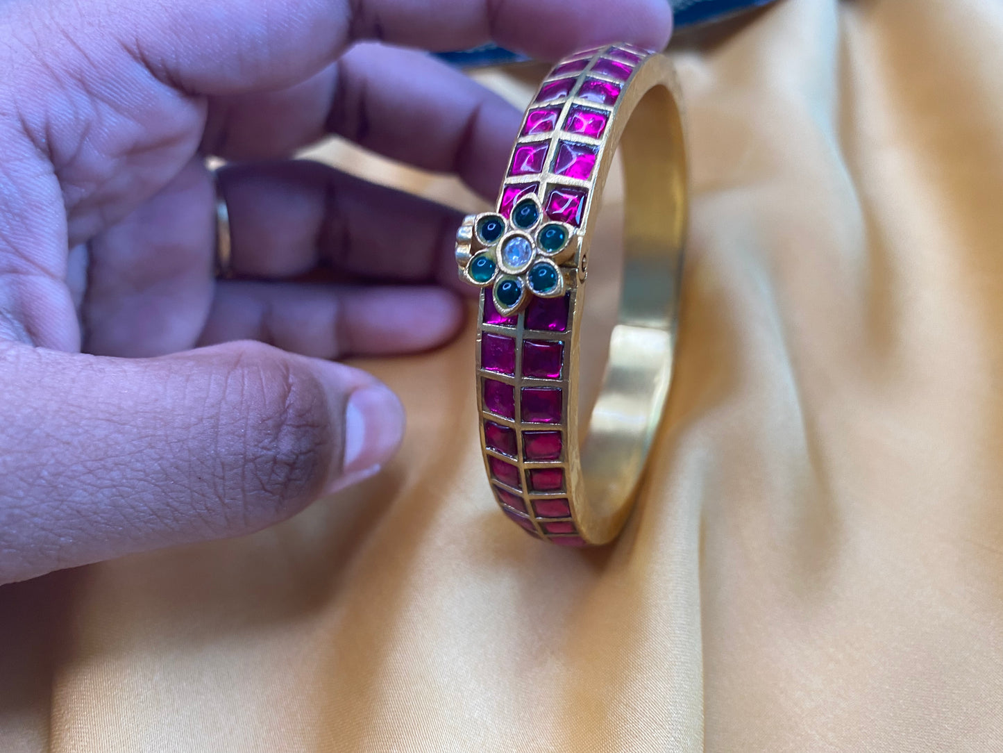 Kundan Jadau Openable Kada