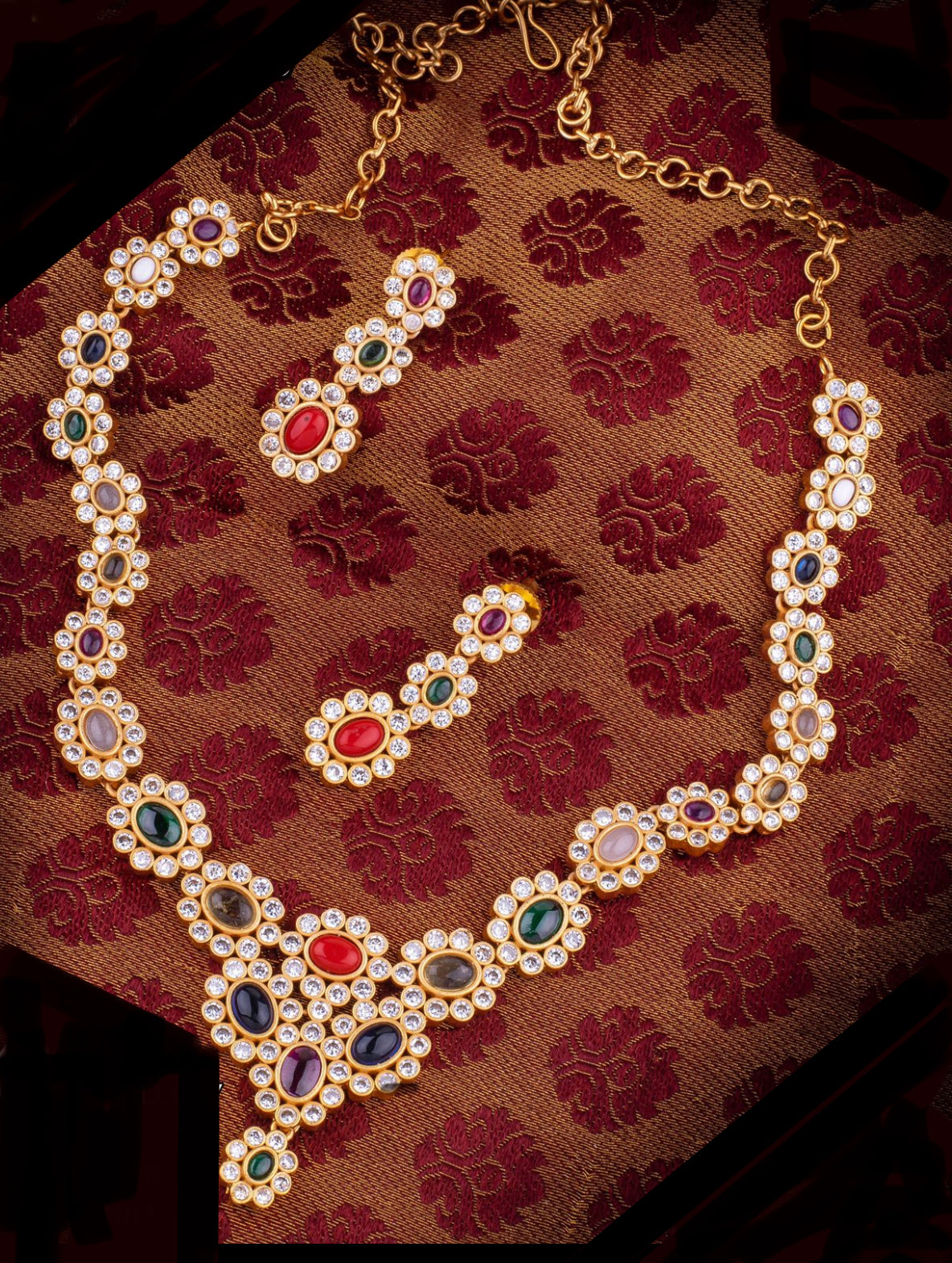 Kemp Navrathan Necklace Set