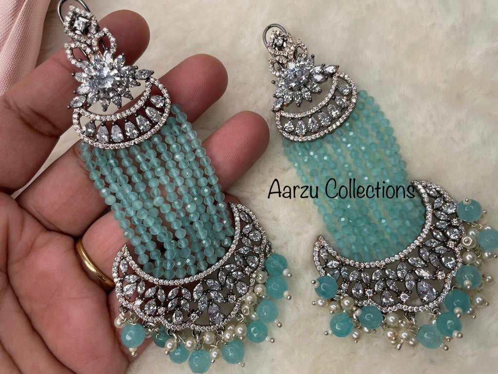 American Diamond Statement Earrings