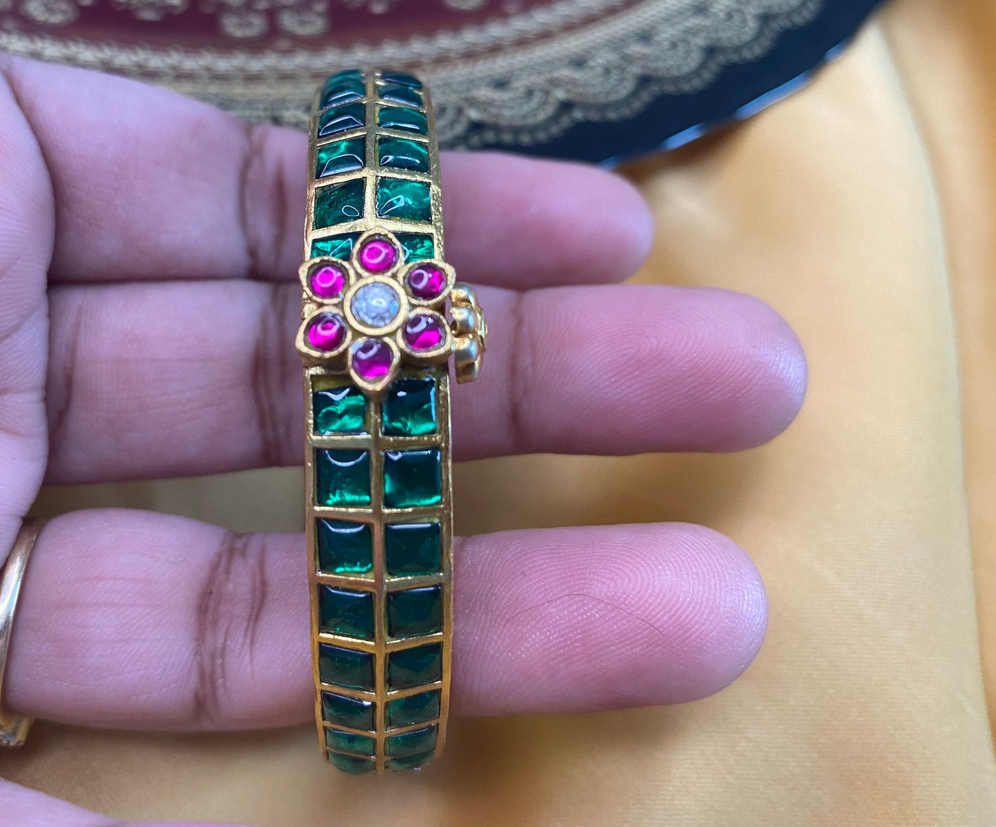 Kundan Jadau Openable Kada