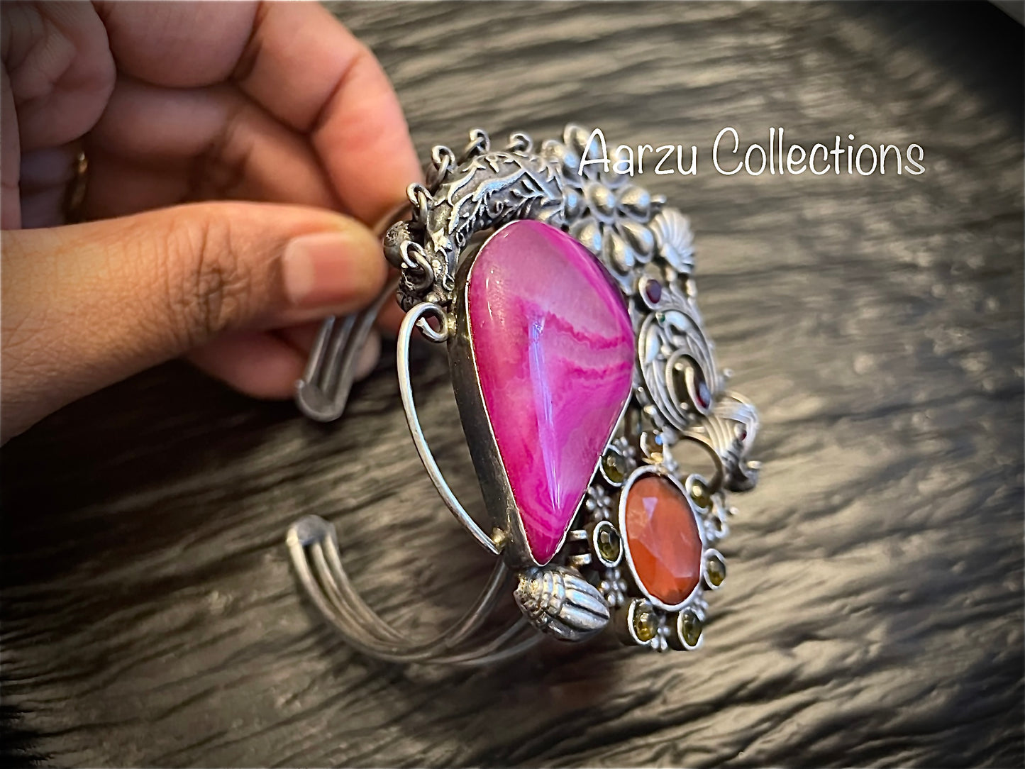 German Silver fusion bracelet/ cuff