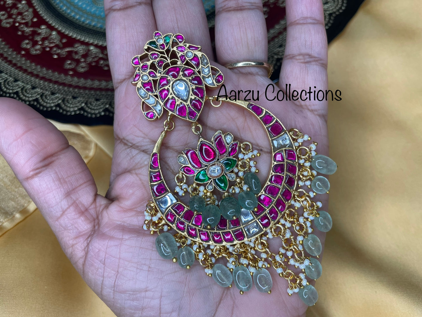Kundan Jadau Statement pendant