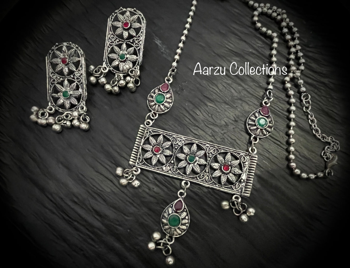 German Silver Necklace  Set