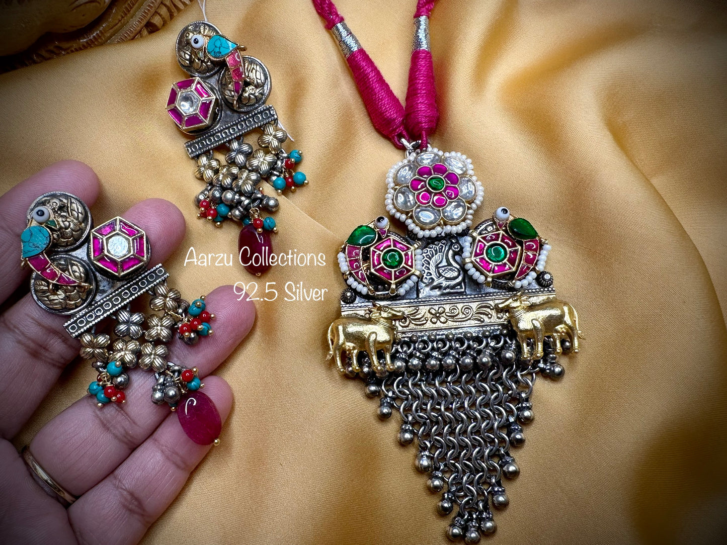 92.5 Silver Pendant - 80 gm