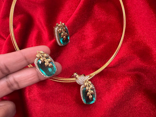 92.5 Silver  pendant set  - 22.5 gm