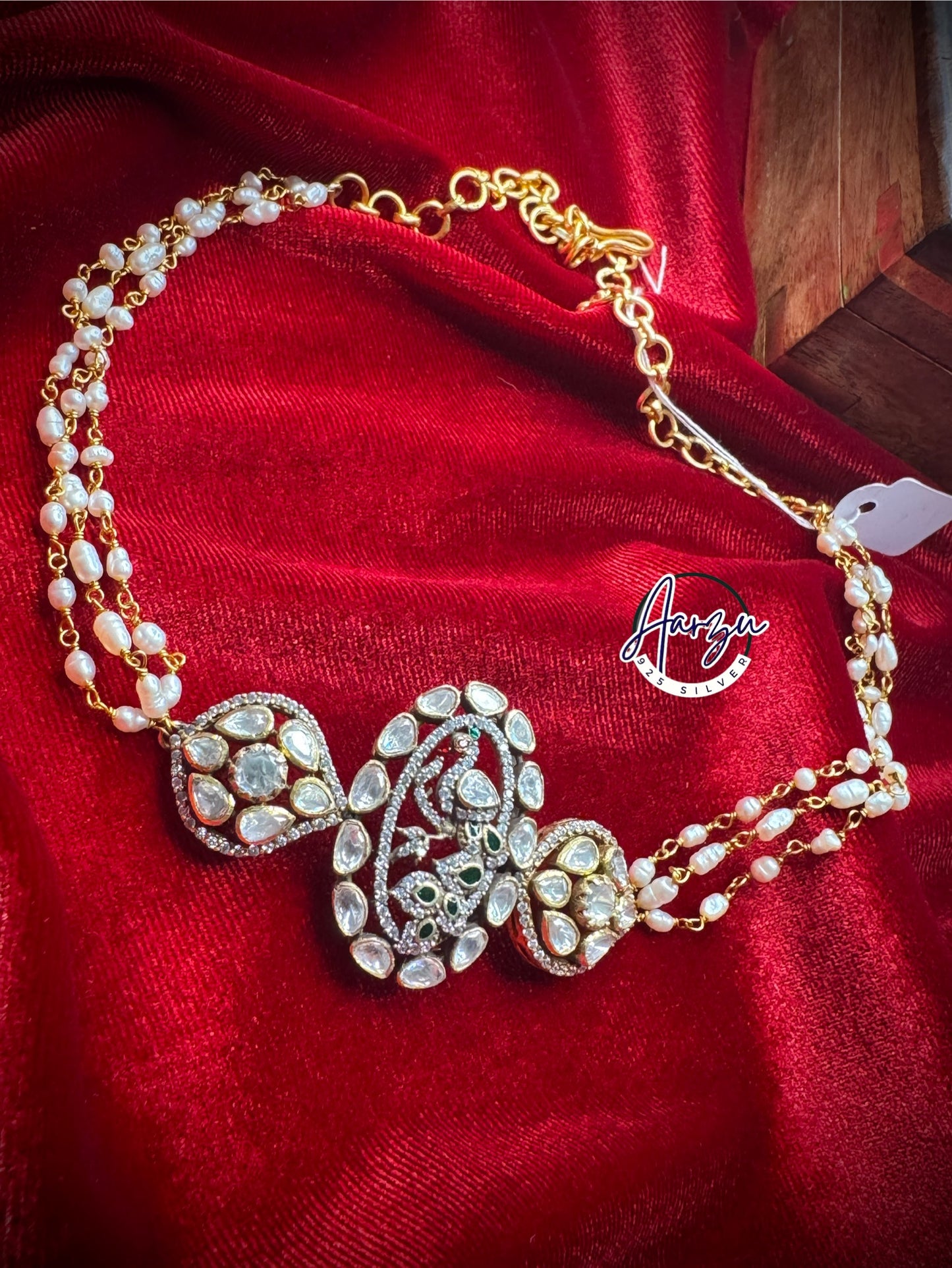 92.5 Silver Moissanite necklace