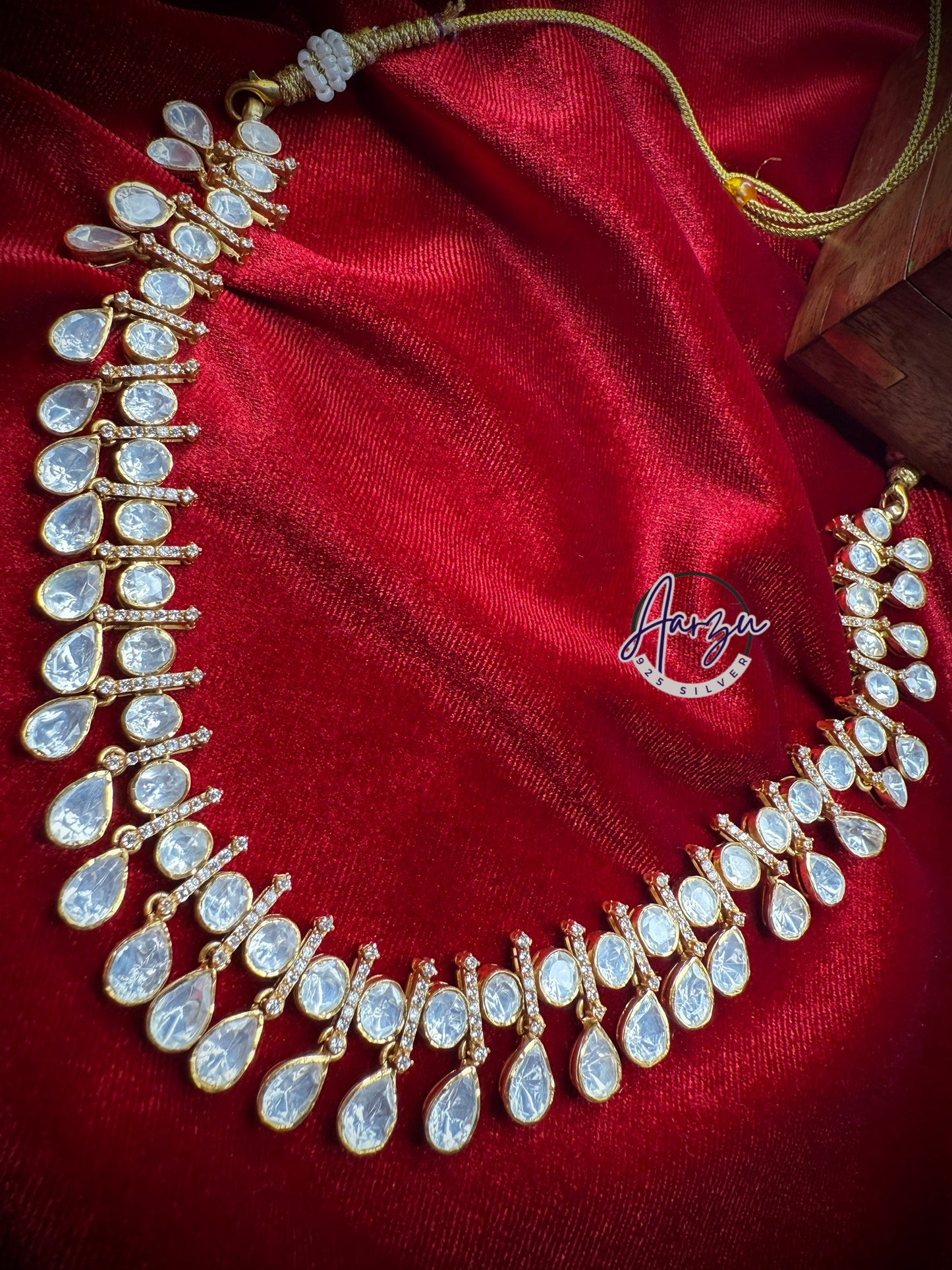 92.5 Silver Moissanite necklace