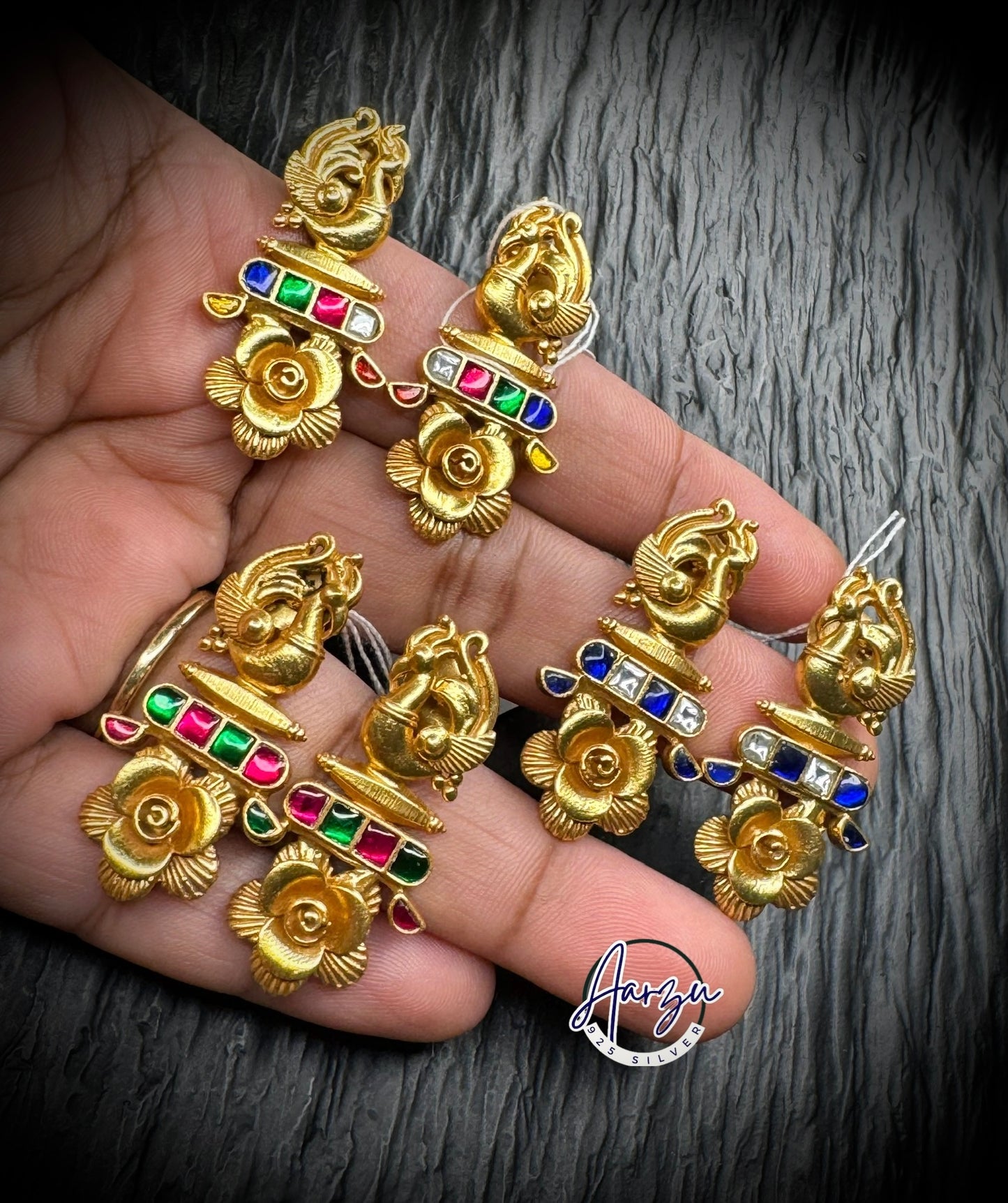 92.5 Silver fusion Earring