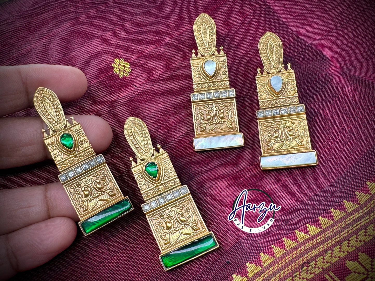 92.5 Silver  Earrings