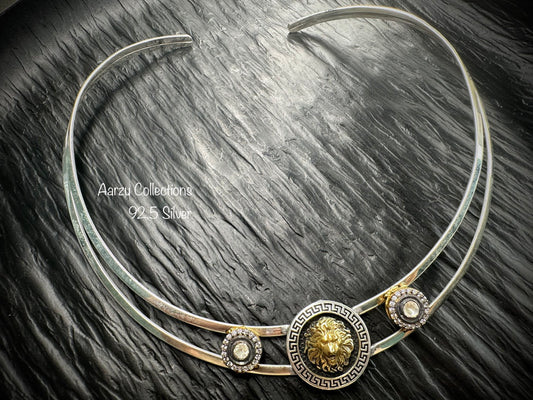 92.5 Silver designer inspired fusion hasli