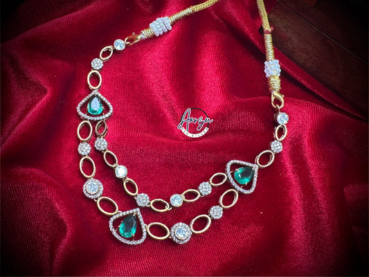 92.5 Silver Moissanite necklace