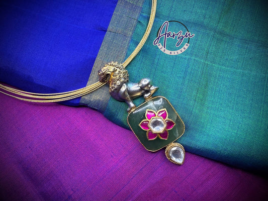 92.5 Silver fusion Pendant -21 gm