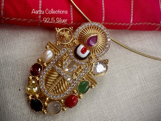 92.5 Silver designer inspired pendant
