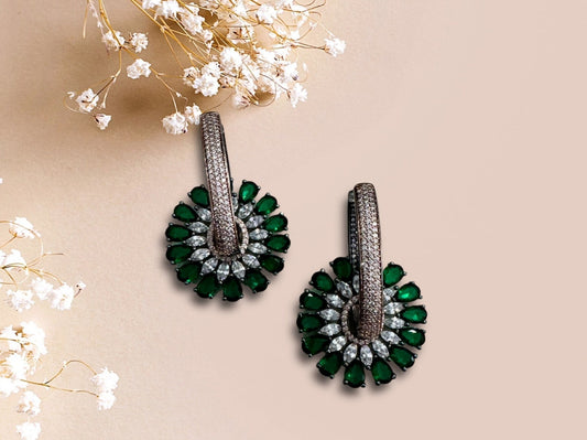 2-1 Interchangeable American Diamond Earring