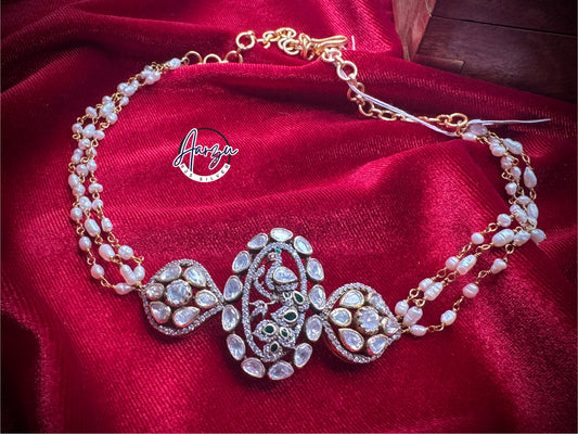 92.5 Silver Moissanite necklace