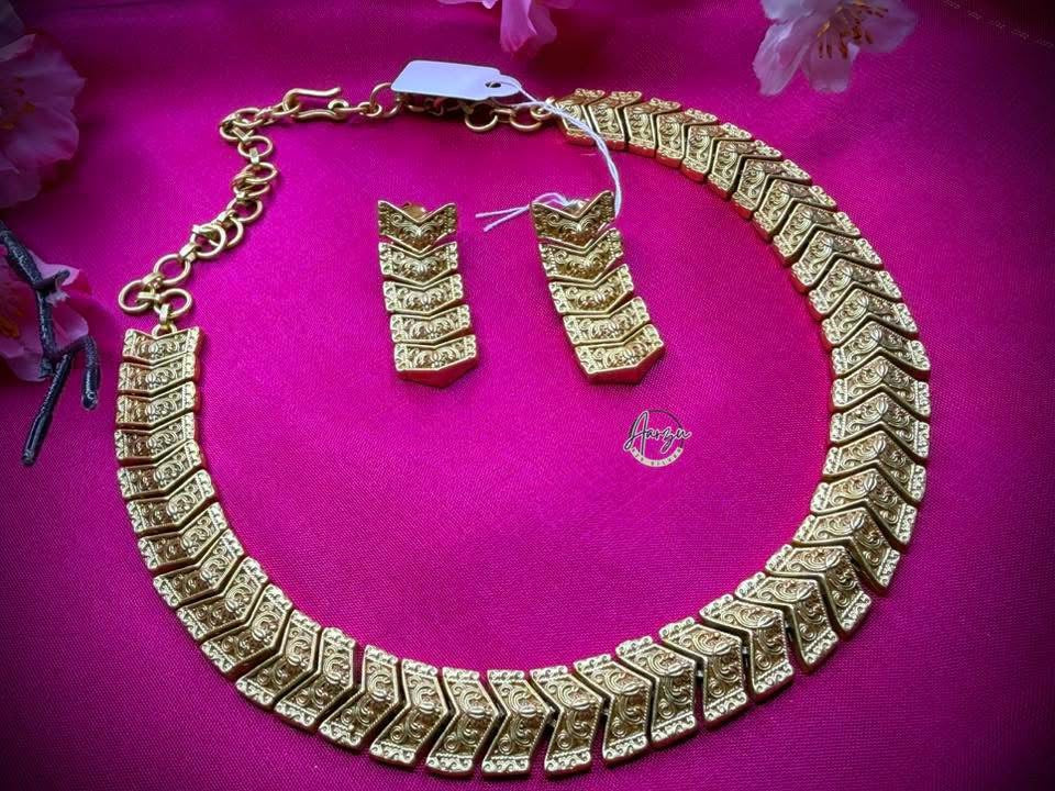 92.5 Silver necklace with earrings