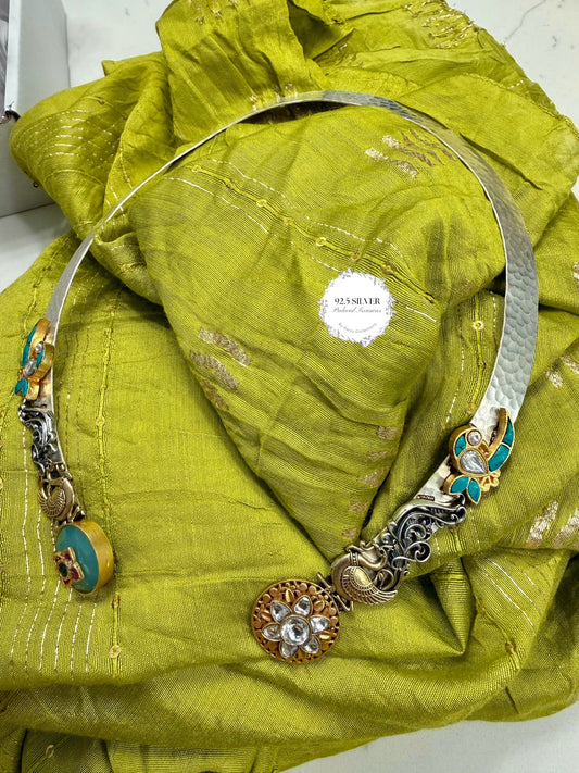 92.5 silver Contemporary Front open fusion hasli from preloved collection