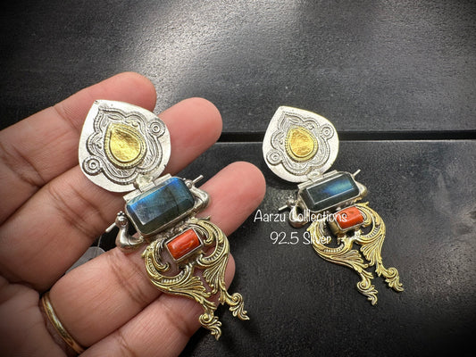 92.5 Silver  Earrings