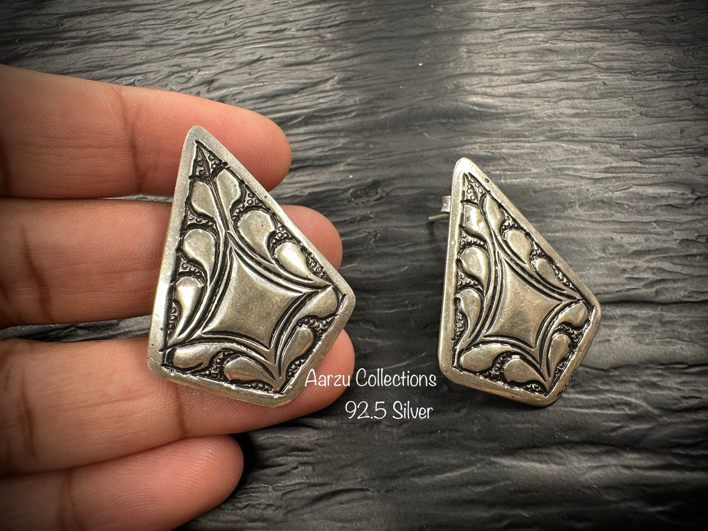 92.5 Silver Chitai Studs