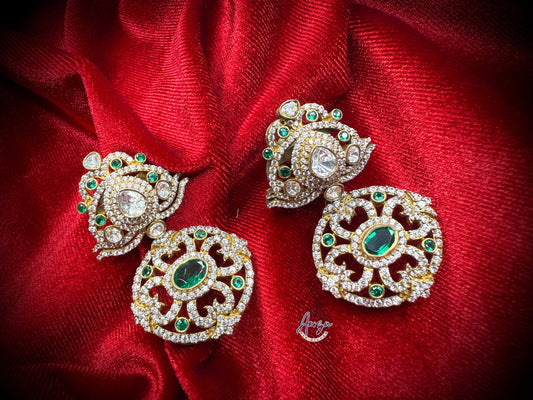 92.5 Silver Moissanite Earrings