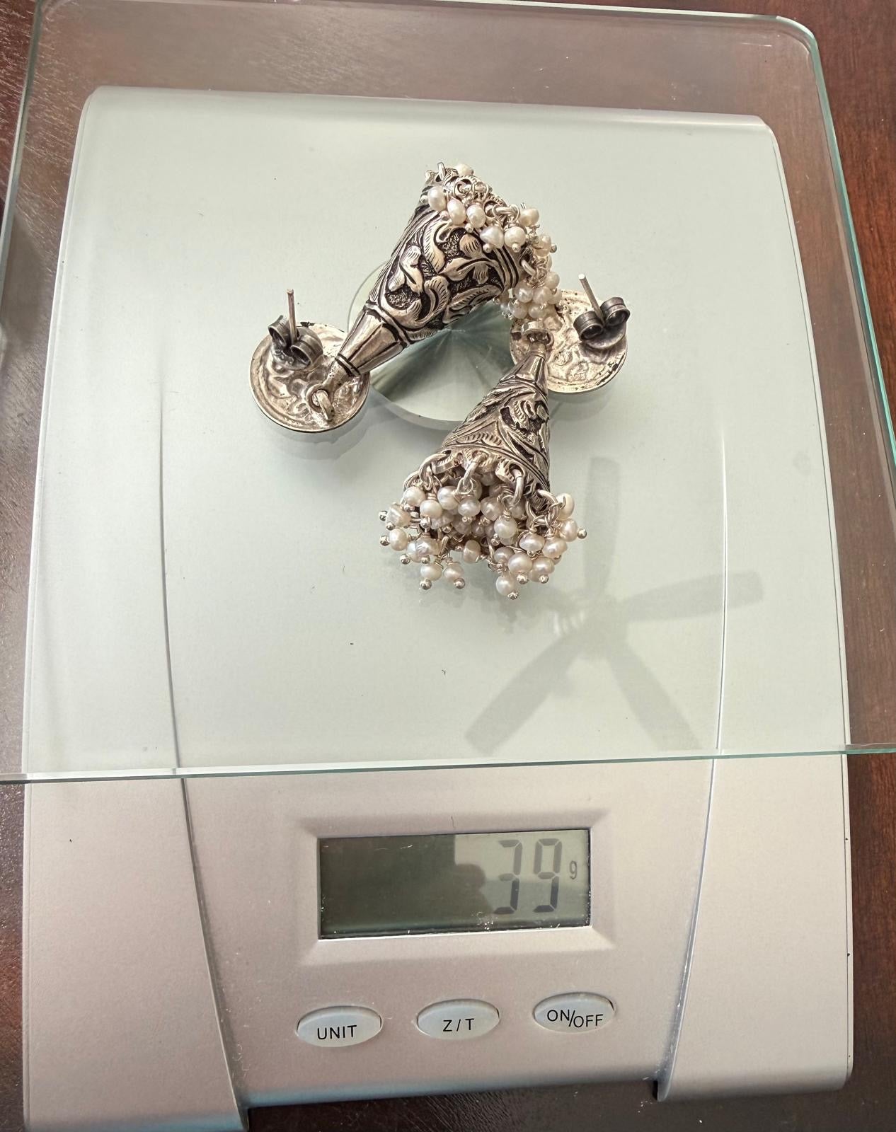 92.5 silver Chitai earrings from preloved collection