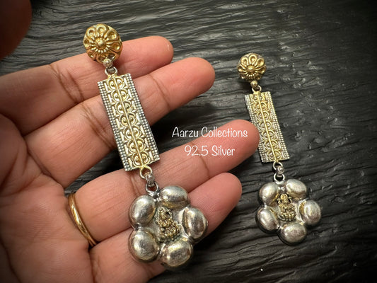 92.5 Silver designer inspired light weight Earrings