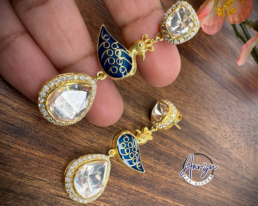 92.5 Silver  Earrings