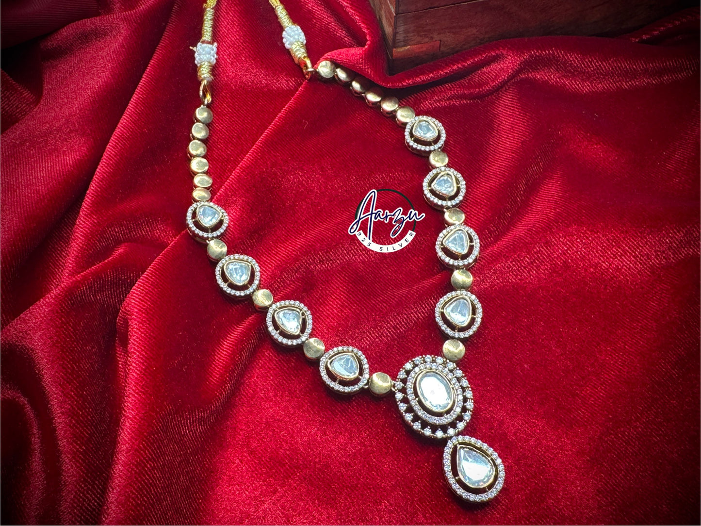 92.5 Silver Moissanite necklace