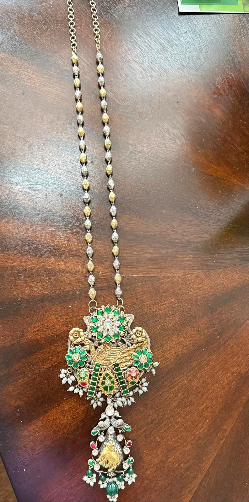 92.5 Silver dual tone necklace from preloved collection