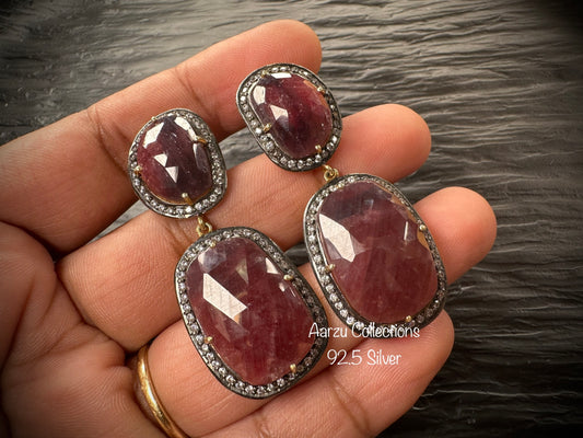 92.5 Silver  Earrings