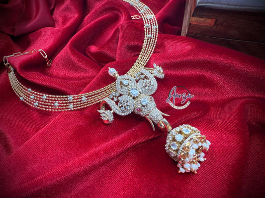 92.5 Silver Moissanite pendant