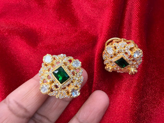 92.5 Silver moissanite studs-23 gm