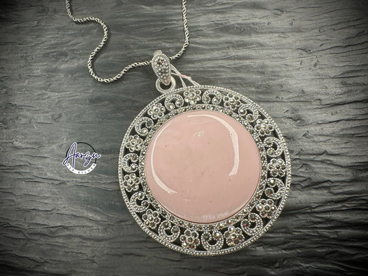 92.5 Silver Marcasite pendant