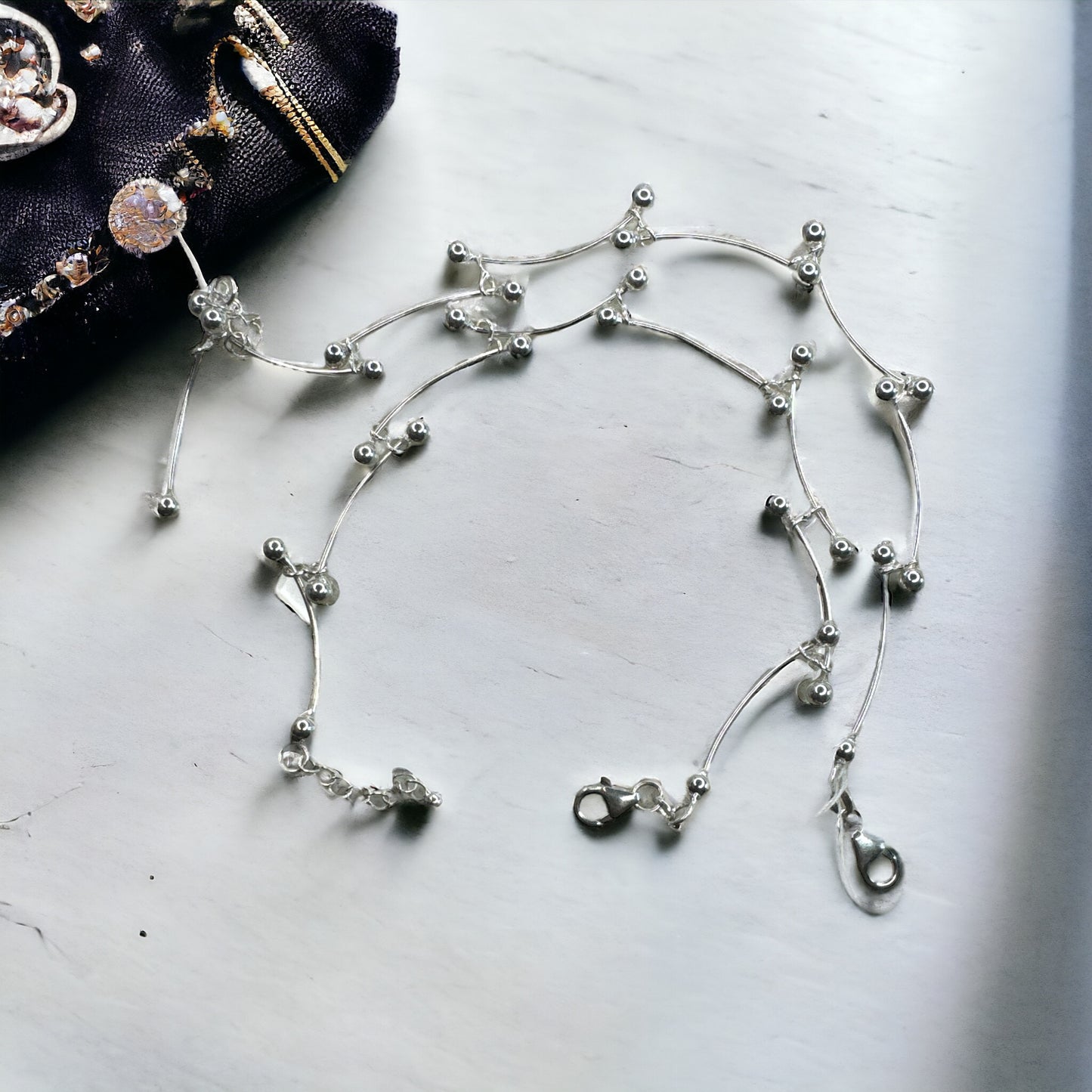 92.5 Silver Anklet