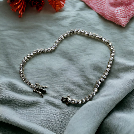 92.5 Silver Dainty Bracelet