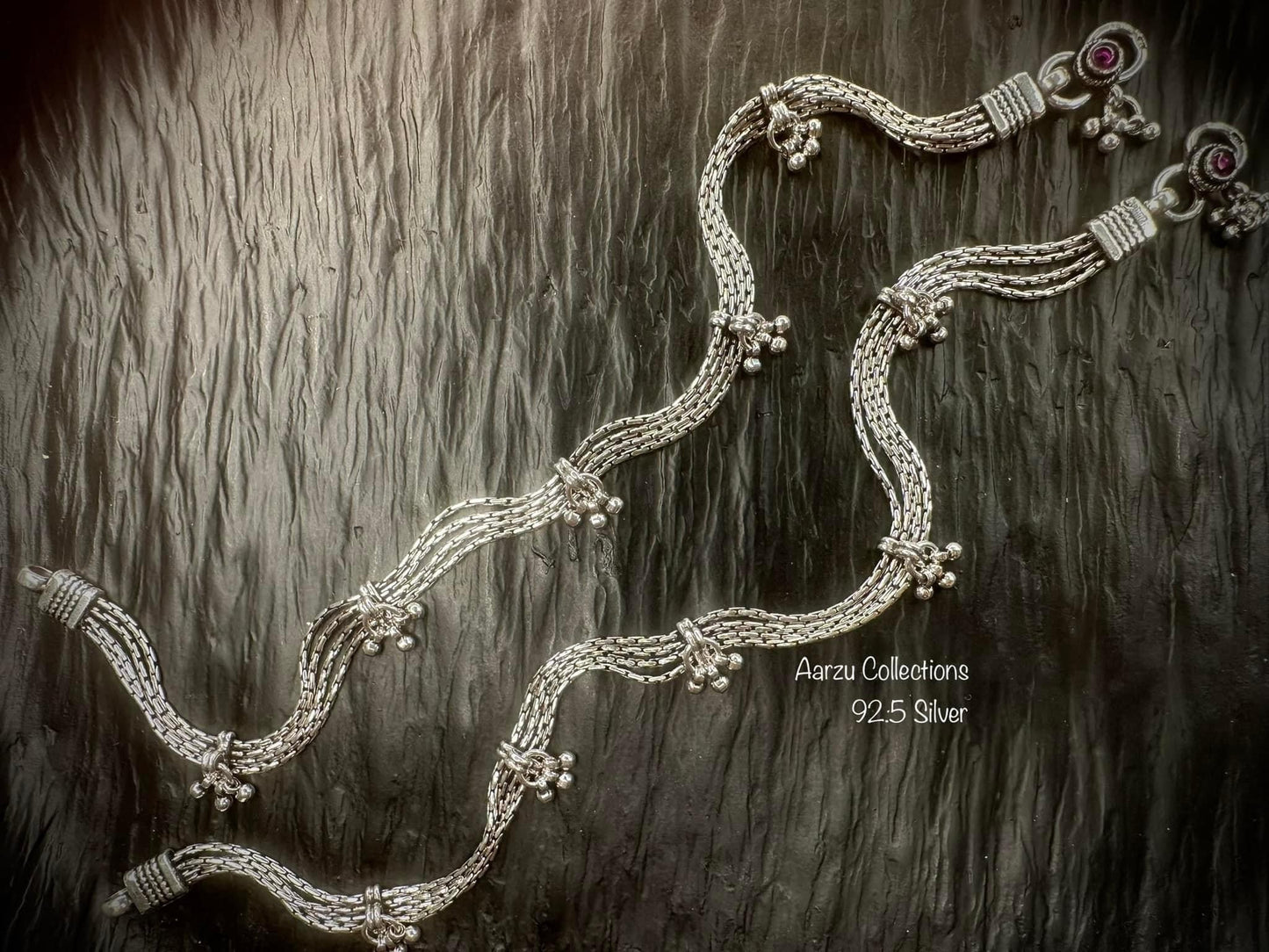 92.5 Silver Anklet