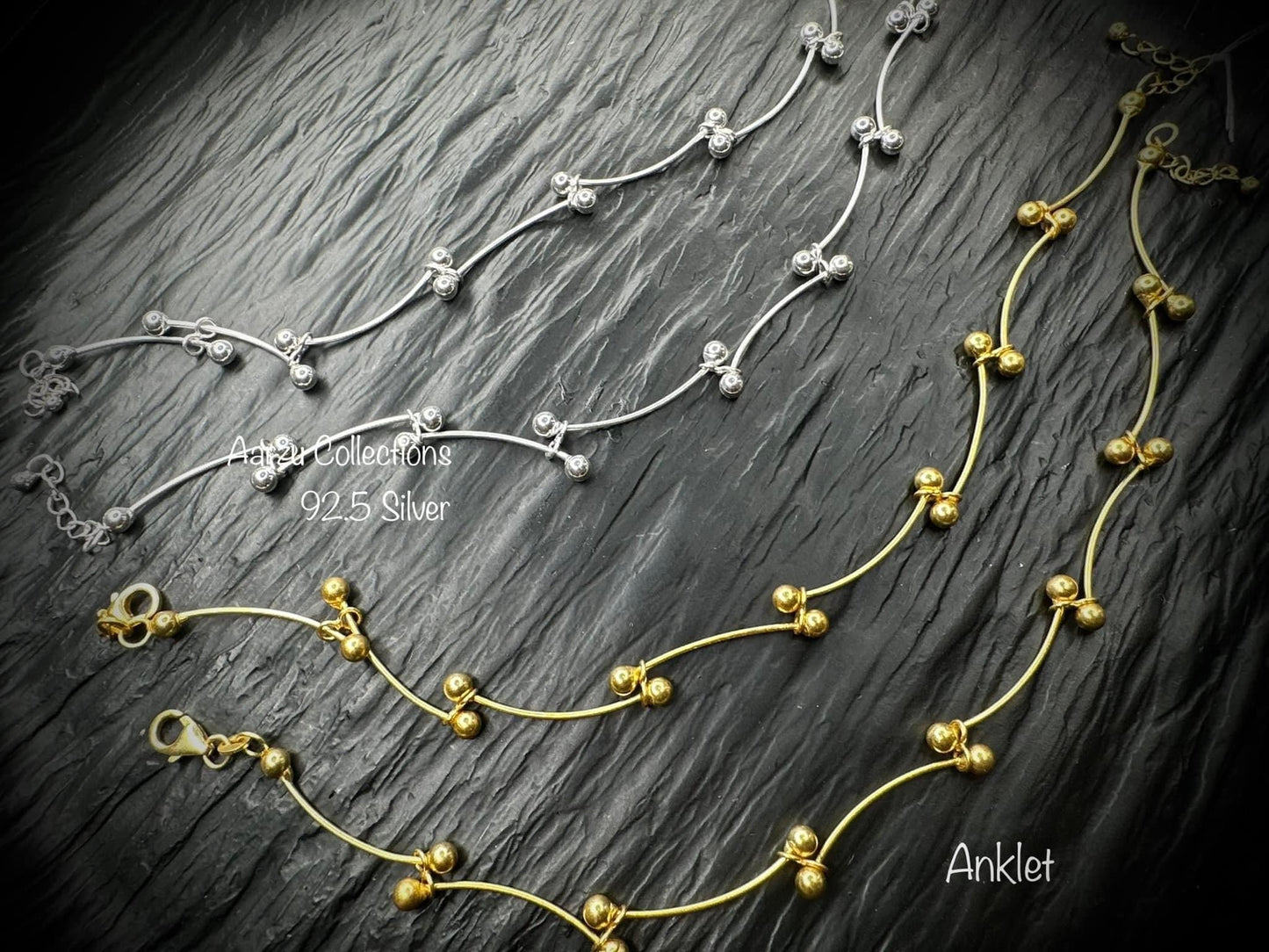 92.5 Silver Anklet
