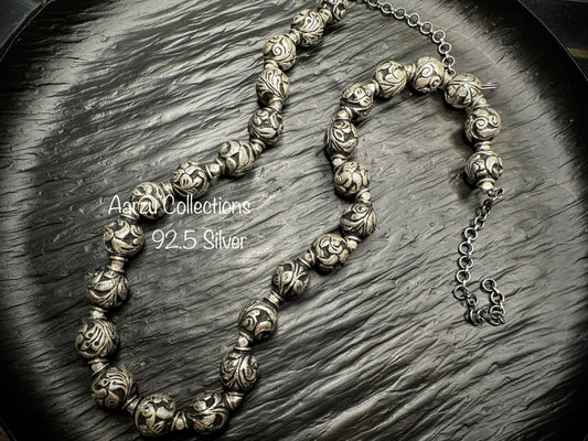 92.5 Silver Chitai Necklace
