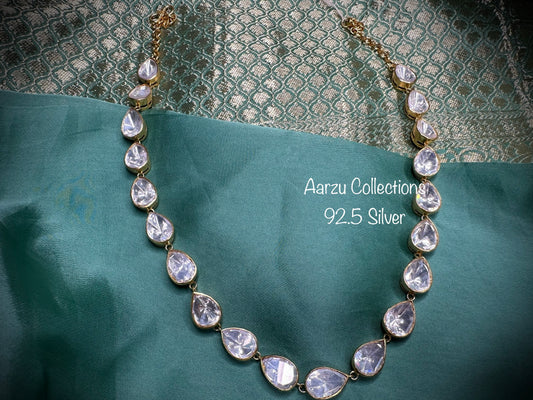 92.5 Silver Moissanite necklace