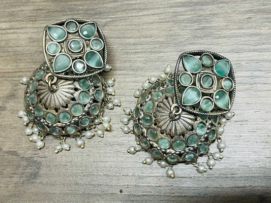 German Silver Earrings